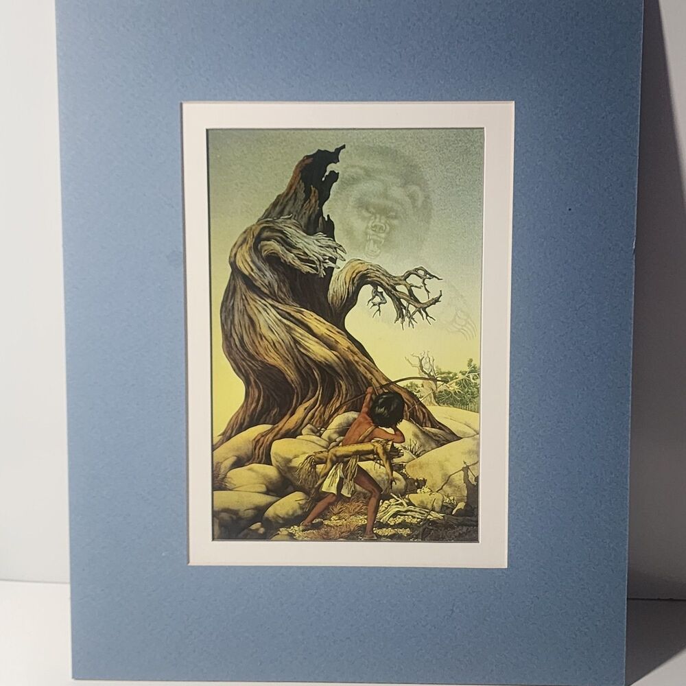 Bev Doolittle "The Grizzly Tree" Matted Art Print - Open Edition
